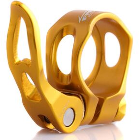UPANBIKE Aluminum Alloy Bike Seatpost Clamp Hollow Quick Release 31.8mm 34.9mm Tube Clip