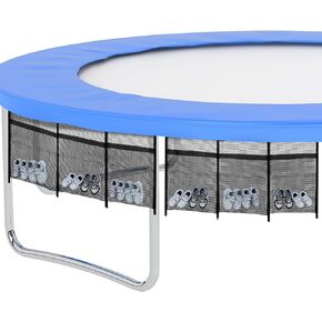 Nuenen 2 Pieces Trampoline Shoes Bag 3 Pouch Trampoline Storage Mesh Bag with 4 Straps Trampoline Shoe Holder Indoor Fitness Shoes Organizer Trampoline Equipment Bag Trampoline Accessories