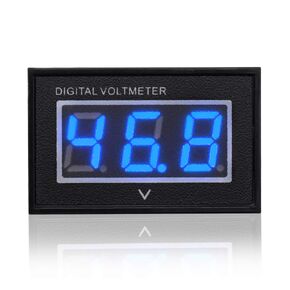Waterproof Monitor 24V 36V 48V Golf cart Voltmeter Blue Digital Voltage Meter Battery Gauge DC6.8-60V