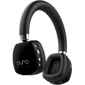 Puro Sound Labs PuroQuiet Plus Volume Limited On-Ear Active Noise Cancelling Bluetooth Headphones– Lightweight Headphones for Kids with Built-in Microphone–Safer Sound Studio-Grade Quality (Blue)