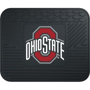FANMATS - 10095 NCAA Ohio State University Buckeyes Vinyl Utility Mat, Black, 14"x17"