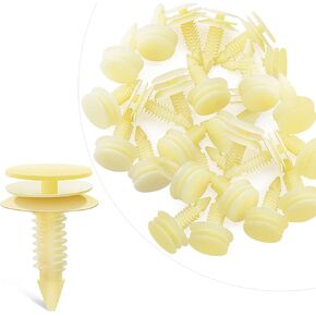 GOOACC 25 Front Door Trim Panel Retainers Clips Replaces for GM 10153057 Chevy Buick GMC Jimmy Pontiac Grand Prix 8mm Hole - 25pcs