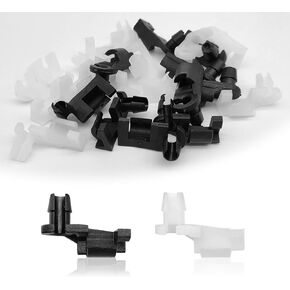 10 Sets Door Lock Rod Car Clips Hood Latch Locking Push Clip Kit, 5/32 Rod Size for GM Ford Chevrolet Chrysler Pontiac Buick Cadillac Dodge Oldsmobile Pickups Suvs