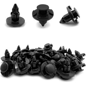 20Pcs Fender Trim Panel Bumper Shield Retainer Fastener Nylon Replaces Nissan OEM 01553-09321 Compatible with MR328954