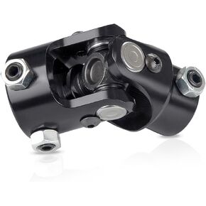 3/4"-30 Spline to 1" DD Universal U Joint Single Steering Shaft, 83mm (3-1/4"), Working Angle 35° Degree