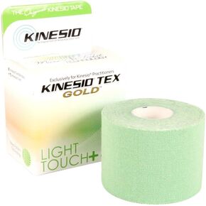 Kinesio Taping - شريط رياضي علاجي مرن من Tex Gold Light Touch - أصفر هيماواري - 2 بوصة × 13 قدم