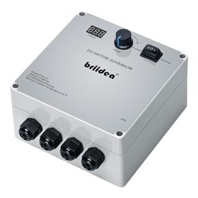 PWM Controller, Briidea DC 12-48V 35A Waterproof Motor Speed Controller with Forward-Brake-Reverse Switch, Adjustable Potentiometer and LED Display, Easy Assembly, Perfect for Trolling Boat Motor