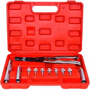 مجموعة إزالة ختم الصمام المكونة من 11 قطعة، أداة إزالة ختم جذع الصمام، مجموعة أدوات إصلاح محرك السيارات تتضمن كماشة ومآخذ ومقابض محرك ومحولات in Kuwait