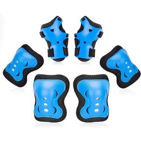 Kids/Youth Knee Pads Elbow Pad Wrist Guards Protective Gear Set, for Child Roller Skates, Cycling Bike, Skateboard, Inline Skatings, Scooter Riding, BMX Bike, and Other Outdoor Sports Activities
