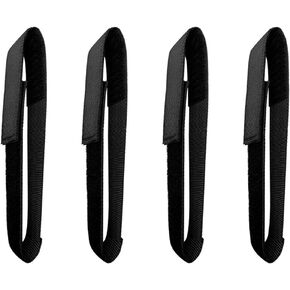 Soft Top Roof Tie Down Strap for Jeep Wrangler JK,Adjustable Soft Top Tension Strap,Black(Pack of 4)