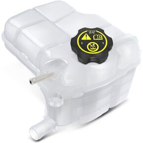 YHTAUTO Engine Coolant Recovery Overflow Reservoir Expansion Tank W/ Pressurized Cap For 10-16 Chevrolet Cruze, 12-14 Orlando & 16-18 Buick Cascada, 12-17 Verano, Replace for# 13505353, 13393368