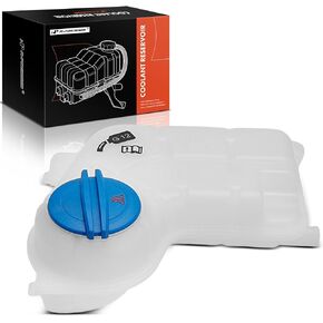 A-Premium Engine Coolant Overflow Reservoir Bottle Tank [with Cap & Sensor] Compatible with Audi A4 2002-2009, A4 Quattro 2002-2010, [1.8L 2.0L 3.2L], Replace# 376737131