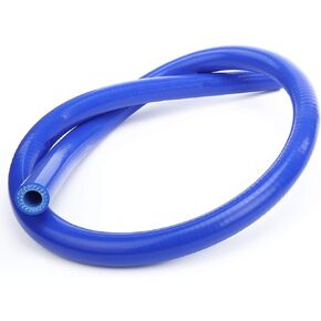 ID 1.75" x 2 FT Length Air Intake Silicone Radiator Coolant Hose Black