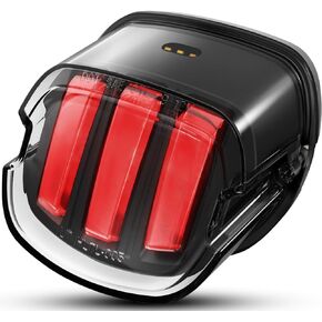 AUDEXEN New Brighter LED Tail Light DOT Approved Brake Lights Compatible with Harley Sportster Dyna Softail Touring Fatboy Electra Heritage Road Glide Road King