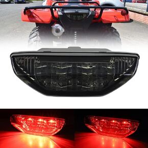 Cavauu ATV Motorcycle LED Tail Light Waterproof Honda TRX LED Brake Lamp Replaces# 33700-HN1-A71 Compatible with Honda TRX 250 300 400EX Rancher 420 TRX400X 500 700 (1 PCS) (Black)