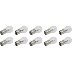 motoparty 6V 21/5W Tail Brake Light Bulb, Rear Indicator For Kawasaki Suzuki Honda Yamaha Motorcycle Scooter 10PCS