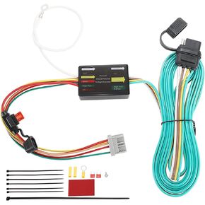 Trailer Wiring Harness for 2005-2010 Honda Odyssey 4-Way Flat Hitch Wire Trailer Light Hook Up, Plug-in Simple T-Connector Vehicle Side Towing Harness