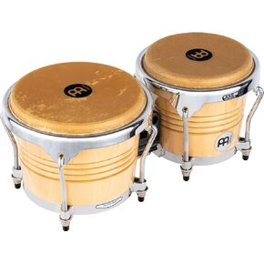 Meinl Percussion FWB200GAB Free Ride Series Wood Bongos, Gold Amber Sunburst Finish