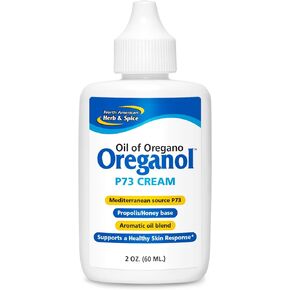 NORTH AMERICAN HERB & SPICE Oreganol P73 Cream - 2 oz. - Potent, Natural Moisturizer - Oreganol P73 Oregano Oil, Honey, Propolis, Royal Jelly, Oil of Hypercium, Lavender, Extra Virgin Olive Oil