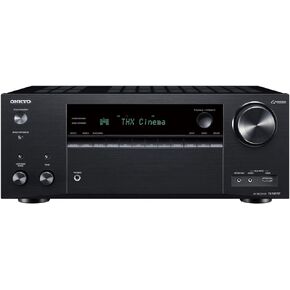 جهاز استقبال Onkyo TX-NR797 Smart AV 9.2 قناة بدقة 4K Ultra HD | دولبي اتموس | اير بلاي 2 | آي ماكس المحسن (موديل 2019)، أسود