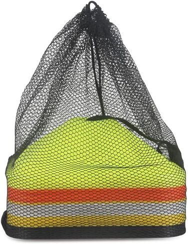 حواجز تدريب السرعة القابلة للتعديل معدات تدريب اللياقة البدنية والسرعة مع سلم الرشاقة - اللياقة البدنية البليومترية والتدريب على السرعة - حواجز/عقبات لكرة القدم وكرة القدم والمضمار والميدان (مخاريط مربعة) in Kuwait