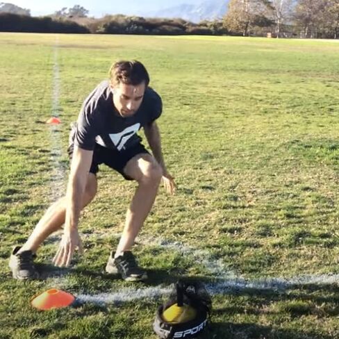 حواجز تدريب السرعة القابلة للتعديل معدات تدريب اللياقة البدنية والسرعة مع سلم الرشاقة - اللياقة البدنية البليومترية والتدريب على السرعة - حواجز/عقبات لكرة القدم وكرة القدم والمضمار والميدان (مخاريط مربعة) in Kuwait