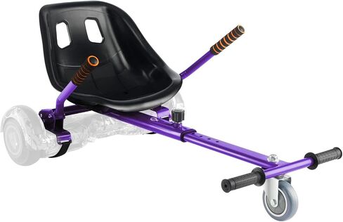 LJX Hoverboard Seat Attachment, Go Kart, Hoverboard Accessories for 6.5" 8" 10" Hoverboard, Wider Seat, Suitable for All Ages in Saudi Arabia