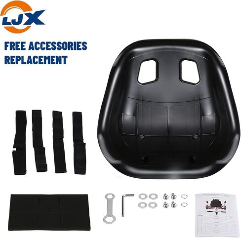 LJX Hoverboard Seat Attachment, Go Kart, Hoverboard Accessories for 6.5" 8" 10" Hoverboard, Wider Seat, Suitable for All Ages in Saudi Arabia