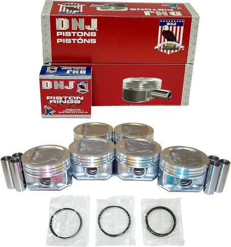 DNJ PRK1123 مجموعة المكبس والحلقة لـ 1996-2006 جيب شيروكي جراند شيروكي رانجلر 4.0L L6 OHV 12 فولت تستنشق بشكل طبيعي in Saudi Arabia