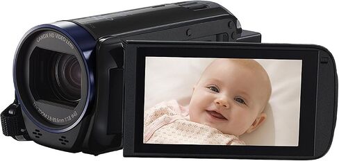 كاميرا فيديو Canon VIXIA HF R600 عالية الدقة مع شاشة لمس 3 بوصة وتكبير متقدم 57x - أسود (متجدد) in Saudi Arabia
