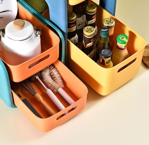 Skin fabric Eco-friendly material Rolling Drawer Cart Storage Organizer for Infants Home Office Under Table Kitchen Cosmetics Skincare Facial mask Lotion Menstrual pad in Saudi Arabia