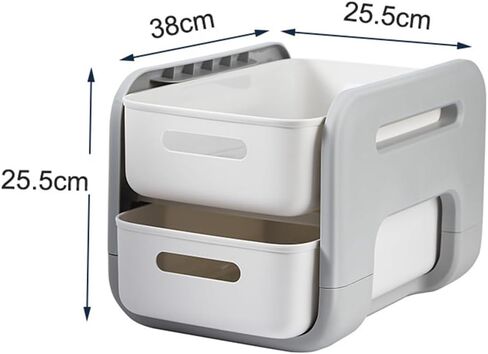Skin fabric Eco-friendly material Rolling Drawer Cart Storage Organizer for Infants Home Office Under Table Kitchen Cosmetics Skincare Facial mask Lotion Menstrual pad in Saudi Arabia