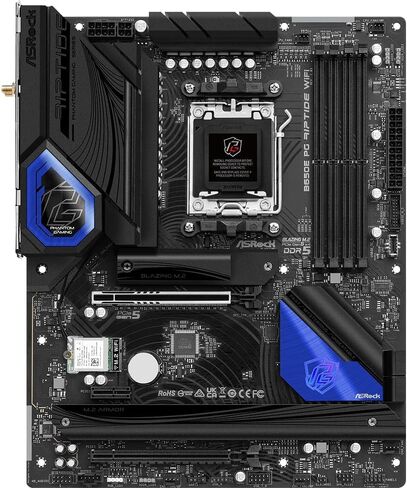 ASRock B650E PG Riptide WiFi AM5 Ryzen 7000 AMD B650 SATA 6Gb/s DDR5 ATX اللوحة الأم in Kuwait