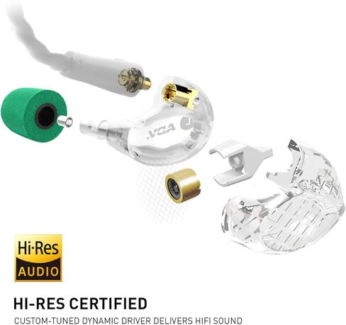 مجموعة الصوت المتقدمة ADV. شاشات داخل الأذن سلكية عالية الدقة موديل 3 (شفافة) in Kuwait