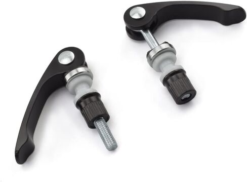 Bike Seat Post Clamp Quick Release Pin M6x55mm High-strength Aluminum Alloy Bicycle Seatpost Binder Bolt, 4PCS Black in Saudi Arabia