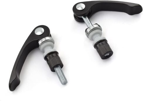 Bike Seat Post Clamp Quick Release Pin M6x55mm High-strength Aluminum Alloy Bicycle Seatpost Binder Bolt, 4PCS Black in Saudi Arabia