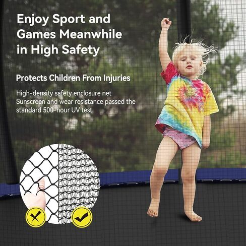 Upgraded 16FT 15FT 14FT 12FT Outdoor Trampoline for Kids and Adults, Large Backyard Pumpkin Trampoline with Sprinkler, Lights, Basketball Hoop, Net, and Storage Bag - Safe & Fun for 4-8 PL in Saudi Arabia