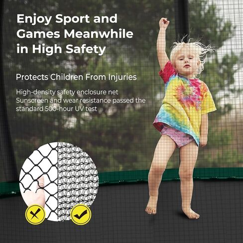 Upgraded 16FT 15FT 14FT 12FT Outdoor Trampoline for Kids and Adults, Large Backyard Pumpkin Trampoline with Sprinkler, Lights, Basketball Hoop, Net, and Storage Bag - Safe & Fun for 4-8 PL in Saudi Arabia