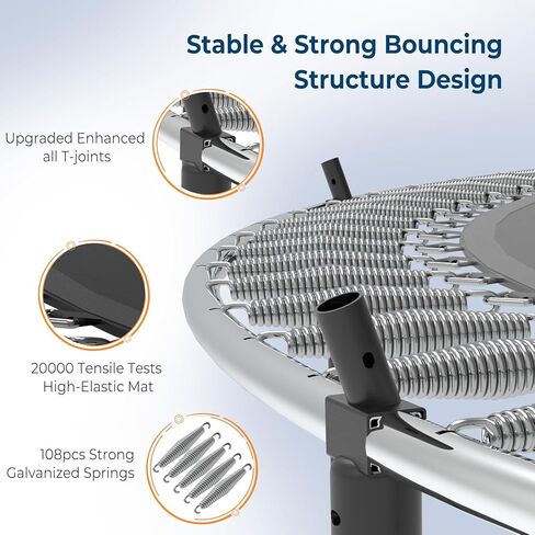 Upgraded 16FT 15FT 14FT 12FT Outdoor Trampoline for Kids and Adults, Large Backyard Pumpkin Trampoline with Sprinkler, Lights, Basketball Hoop, Net, and Storage Bag - Safe & Fun for 4-8 PL in Kuwait