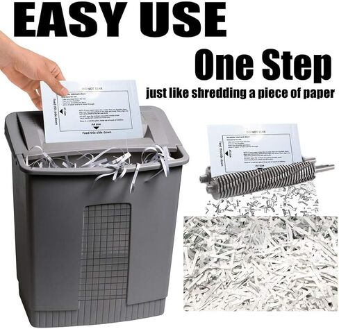 Paper Shredder Sharpening & Lubricant Sheets & Shredder Cleaning Sheets (12 Pack) in Saudi Arabia