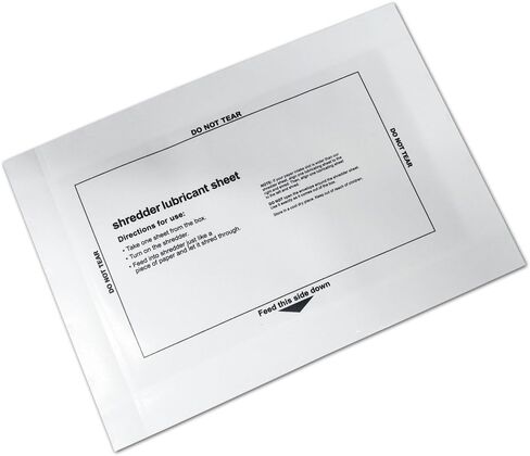 Paper Shredder Sharpening & Lubricant Sheets & Shredder Cleaning Sheets (12 Pack) in Saudi Arabia