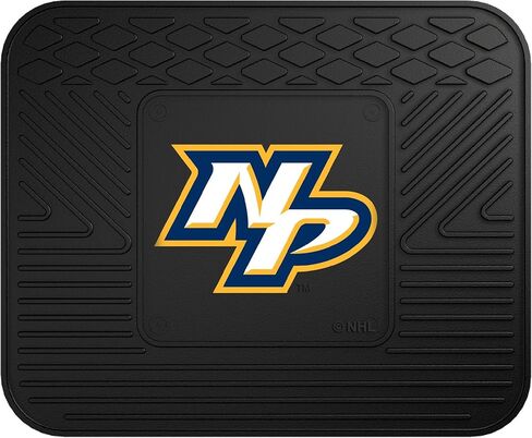 FANMATS-10966 NHL Nashville Predators Vinyl Cargo Mat, Black , 31"x31" in Kuwait