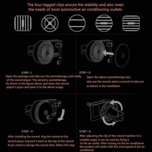 موزع روائح العلاج العطري لمعطرات هواء السيارة، مشغل تسجيل قديم لديكور السيارة in Kuwait