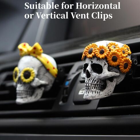 Joyfunky Car Air Fresheners with Solar Rotation, Creative Car Perfume Decoration, Relieve Stress and Purifie Odors, Use at Car Office and Home, Gold in Saudi Arabia