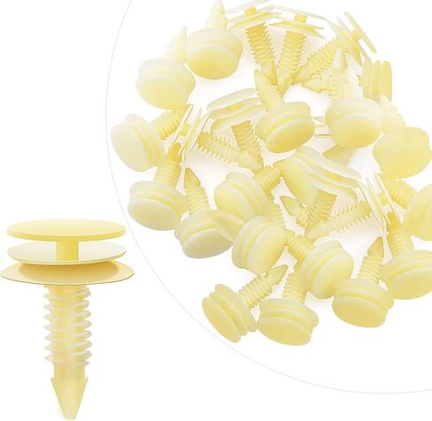 GOOACC 25 Front Door Trim Panel Retainers Clips Replaces for GM 10153057 Chevy Buick GMC Jimmy Pontiac Grand Prix 8mm Hole - 25pcs in Saudi Arabia