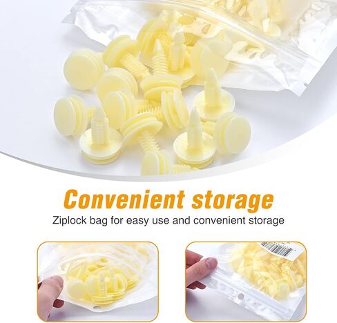 GOOACC 25 Front Door Trim Panel Retainers Clips Replaces for GM 10153057 Chevy Buick GMC Jimmy Pontiac Grand Prix 8mm Hole - 25pcs in Saudi Arabia
