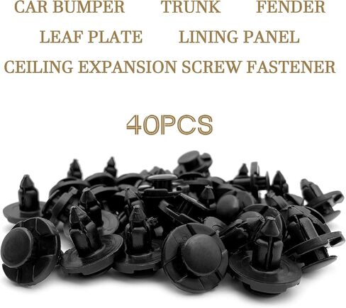20 قطعة لوحة زخرفة الحاجز الوفير درع التجنيب السحابة النايلون يحل محل نيسان OEM 01553-09321 متوافق مع MR328954 in Saudi Arabia