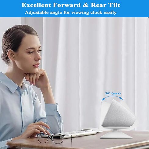 Adjustable Stand for All-new Echo Show 5 (3rd Gen), Smart Display Magnetic Stand Mount Compatible with Echo Show 5 (3rd Gen, 2023 release), with 360 Degree Rotation Tilt and Anti-Slip Base (Black) in Kuwait