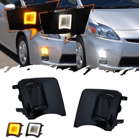 For 2010 2011 Toyota Prius Front bumper Turn Signal Lights Parking Housing Switchback 2 in1 Clear Lens 8151147020, 8151147022 in Kuwait