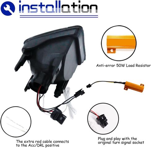 For 2010 2011 Toyota Prius Front bumper Turn Signal Lights Parking Housing Switchback 2 in1 Clear Lens 8151147020, 8151147022 in Kuwait